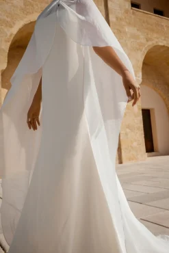 Malina Slöjor^Dixie cape brudslöja