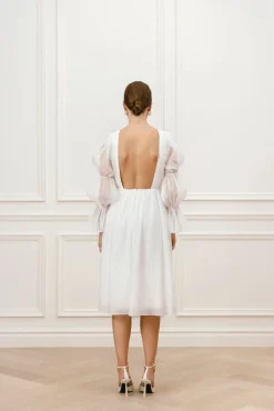 Malina Bridal Sale^Fleur organza midiklänning