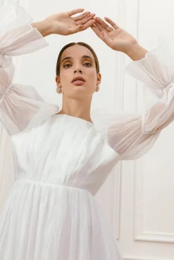 Malina Bridal Sale^Fleur organza midiklänning