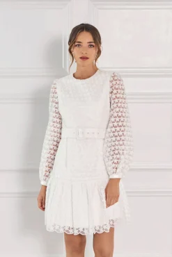 Malina Bridal Sale^Francine miniklänning med skärp
