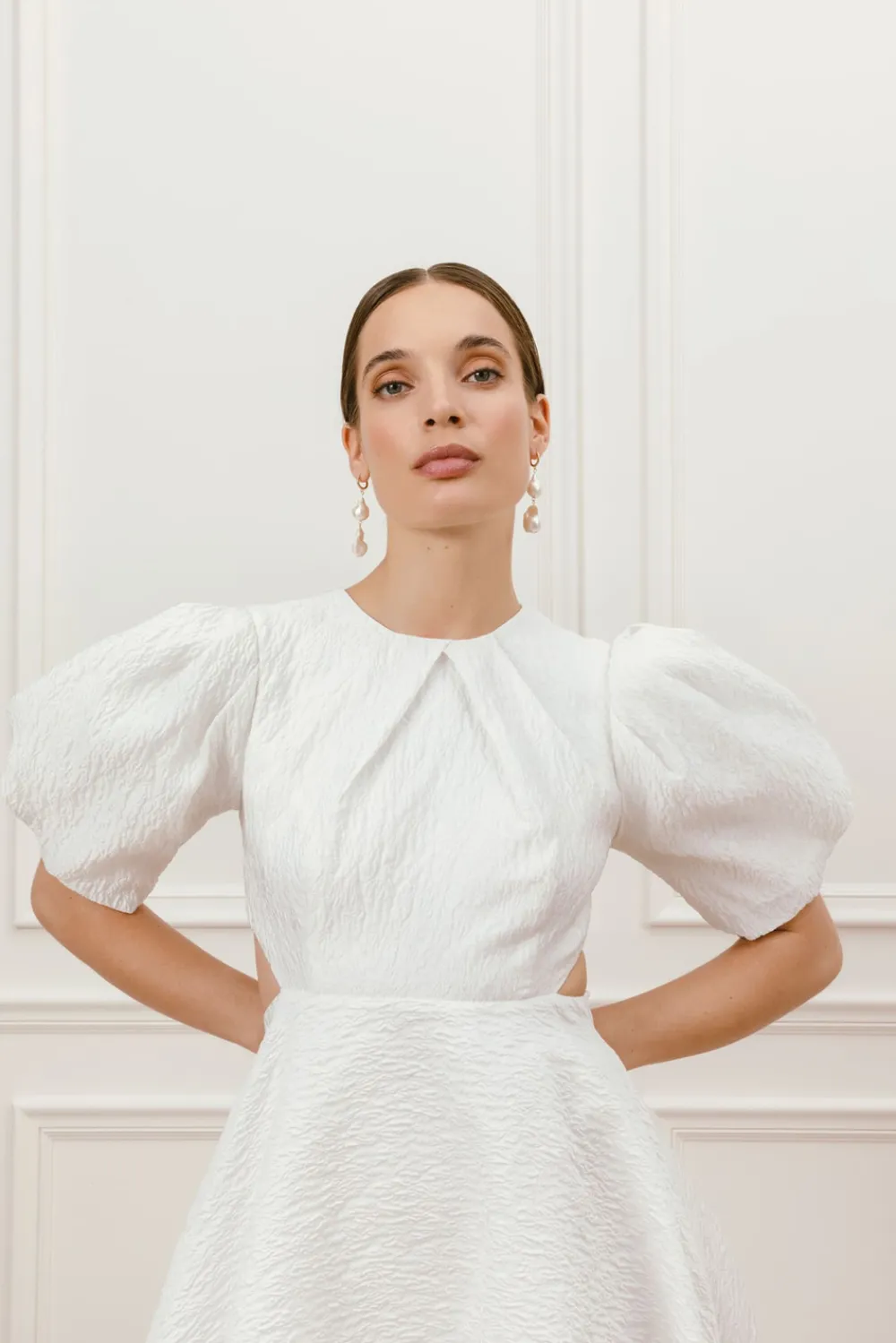 Malina Bröllopsklänningar|Bridal Sale^Iris midiklänning