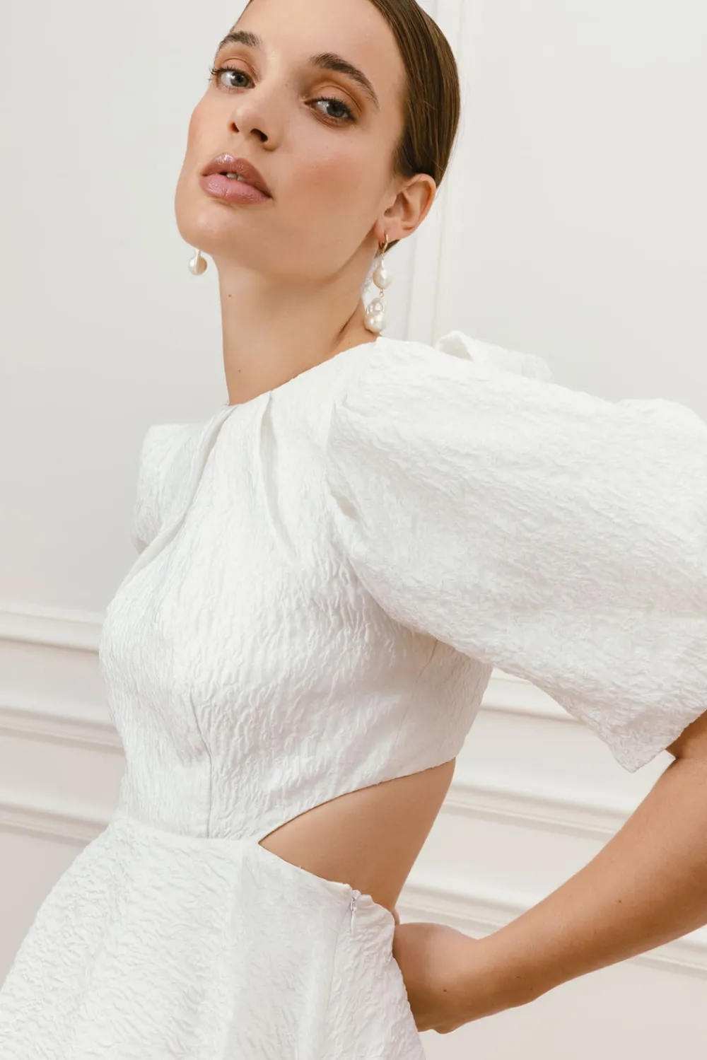 Malina Bröllopsklänningar|Bridal Sale^Iris midiklänning