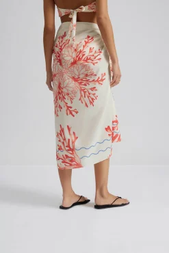 Malina Badkläder & Strandkläder^Mönstrad strandsarong