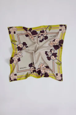 Malina Accessoarer^Sidensjal twill 80x80