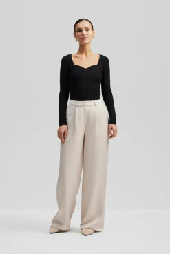Malina Stickat^Tulip topp