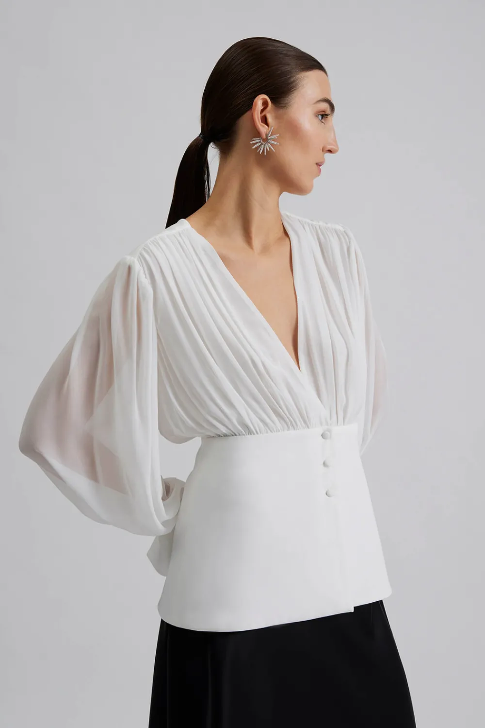 Malina Toppar^Wilhelmina blus