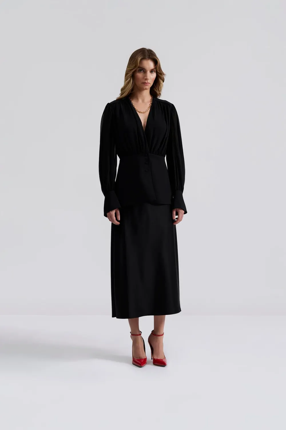 Malina Toppar^Wilhelmina blus